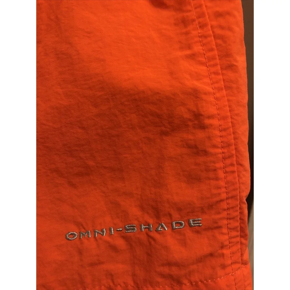 Lot Of 2 Columbia PFG Swim Trunks Adult Small Blue‎ Orange Omni Shade Pockets